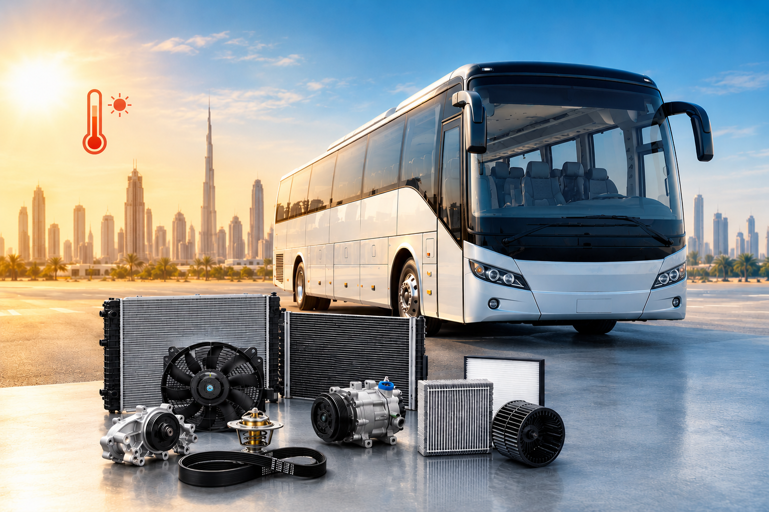 Bus AC & Cooling System Care for UAE Summers